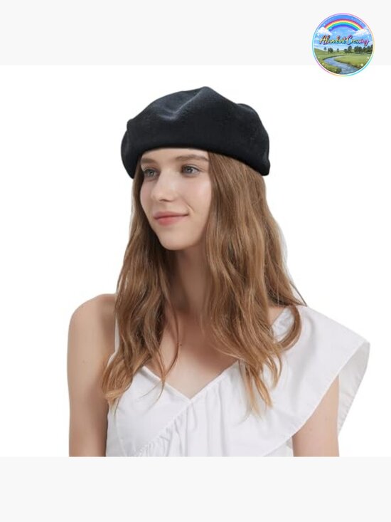 French Beret Breathable Thin Beanie Hat Lightweight Adjustable Summer Fall main image 4